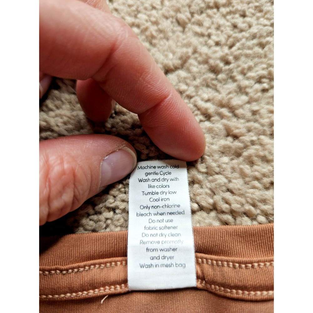 Athleta Womens XS Tank Too with Mesh Stripe Tan‎ Racerback Workout Running Yoga - Picture 5 of 8
